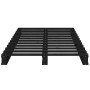 Letto a Pallet Nero 75x190 cm Small Single Legno di Pino