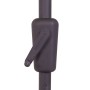 Madison Ombrellone Flores Luxe 300 cm Rotondo Grigio