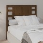 Testiera per Letto Miele 106x4x100 cm in Legno Massello di Pino