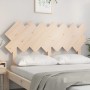 Testiera per Letto 151,5x3x81 cm in Legno Massello di Pino