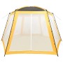 Tenda per Piscina in Tessuto 500x433x250 cm Gialla