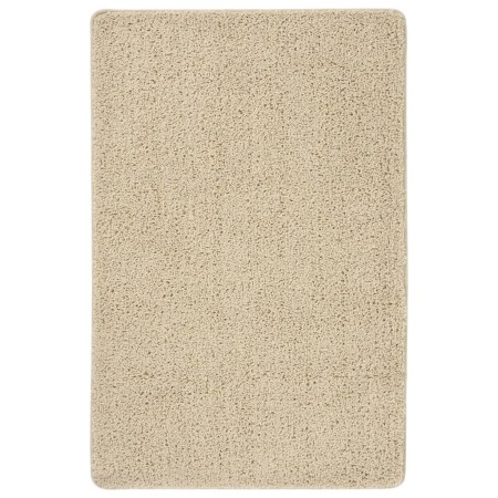 Tappeto Shaggy Crema 200x290 cm Antiscivolo