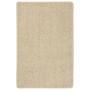 Tappeto Shaggy Crema 200x290 cm Antiscivolo