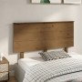 Testiera per Letto Miele 139x6x82,5cm in Legno Massello di Pino