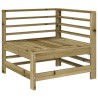 Set Salotto da Giardino 6 pz in Legno Impregnato di Pino