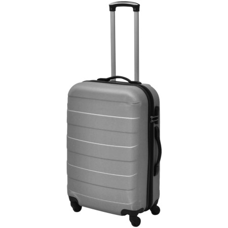 Set Trolley Rigidi 3 pz Argento 45,5/55/66 cm