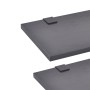 Set Mobili da Bagno 10 pz con Lavabo e Rubinetto Nero