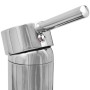 Set Mobili da Bagno 10 pz con Lavabo e Rubinetto Nero
