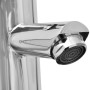 Set Mobili da Bagno 10 pz con Lavabo e Rubinetto Nero