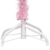 Albero di Natale Preilluminato con Palline Rosa 120 cm PVC