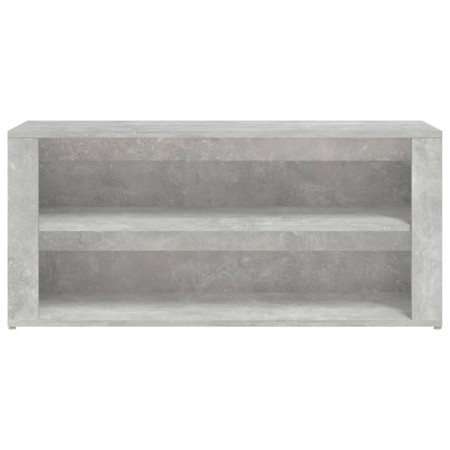 Scarpiera Grigio Cemento 100x35x45 cm in Legno Multistrato