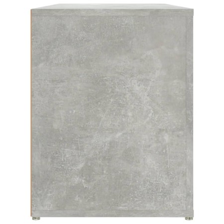 Scarpiera Grigio Cemento 100x35x45 cm in Legno Multistrato