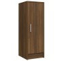Scarpiera Rovere Marrone 32x35x92 cm in Legno Multistrato