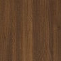 Scarpiera Rovere Marrone 75x35x45 cm in Legno Multistrato