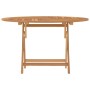 Tavolo da Giardino Pieghevole Ø110x75 cm Legno Massello di Teak