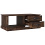 Tavolino da Salotto Rovere Fumo 90x50x35 cm Legno Multistrato