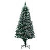 Albero di Natale Preilluminato con Palline e Pigne 150 cm