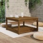 Tavolo da Giardino Miele 82,5x82,5x45 cm Legno Massello di Pino