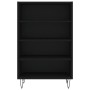 Credenza Nera 57x35x90 cm in Legno Multistrato