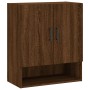 Armadietto a Muro Rovere Marrone 60x31x70 cm Legno Multistrato