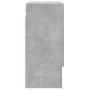 Armadietto a Muro Grigio Cemento 60x31x70 cm Legno Multistrato