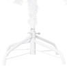 Albero di Natale Preilluminato con Palline Bianco 210 cm PVC