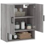 Armadietto a Muro Grigio Sonoma 60x31x70cm in Legno Multistrato