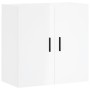 Armadietto a Muro Bianco Lucido 60x31x60 cm Legno Multistrato