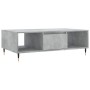 Tavolino Salotto Grigio Cemento 104x60x35 cm Legno Multistrato