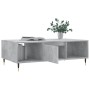 Tavolino Salotto Grigio Cemento 104x60x35 cm Legno Multistrato