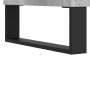 Mobile Porta Dischi Grigio Cemento 85x38x48cm Legno Multistrato
