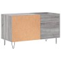 Mobile Porta Dischi Grigio Sonoma 85x38x48 cm Legno Multistrato