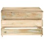 Tavolo da Giardino in Pallet in Legno di Pino Impregnato