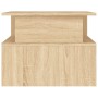 Tavolino Salotto Rovere Sonoma 90x55x42,5 cm Legno Multistrato