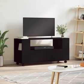 Mobile Porta TV Nero 102x34,5x43 cm in Legno Multistrato