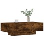 Tavolino da Salotto Rovere Fumo 100x49,5x31cm Legno Multistrato