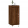 Credenza Rovere Marrone 34,5x34x90 cm in Legno Multistrato