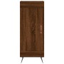 Credenza Rovere Marrone 34,5x34x90 cm in Legno Multistrato