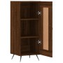 Credenza Rovere Marrone 34,5x34x90 cm in Legno Multistrato