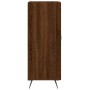 Credenza Rovere Marrone 34,5x34x90 cm in Legno Multistrato