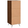 Credenza Rovere Marrone 34,5x34x90 cm in Legno Multistrato