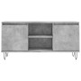 Mobile Porta TV Grigio Cemento 104x35x50cm in Legno Multistrato