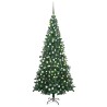 Albero di Natale Preilluminato con Palline 240 cm Verde