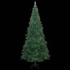 Albero di Natale Preilluminato con Palline 240 cm Verde