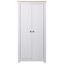 Armadio Bianco 80x50x171,5 cm Legno Massello Pino Panama Range