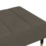 Poggiapiedi Grigio Scuro 78x56x32 cm in Velluto