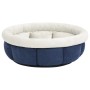 Cuccia per Cani 59x59x24 cm Blu