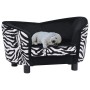 Divano per Cani Nero 68x38x38 cm in Peluche