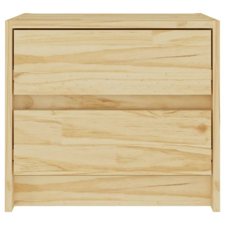 Comodini 2 pz 40x30,5x35,5 cm in Legno Massello di Pino