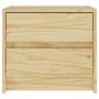 Comodini 2 pz 40x30,5x35,5 cm in Legno Massello di Pino